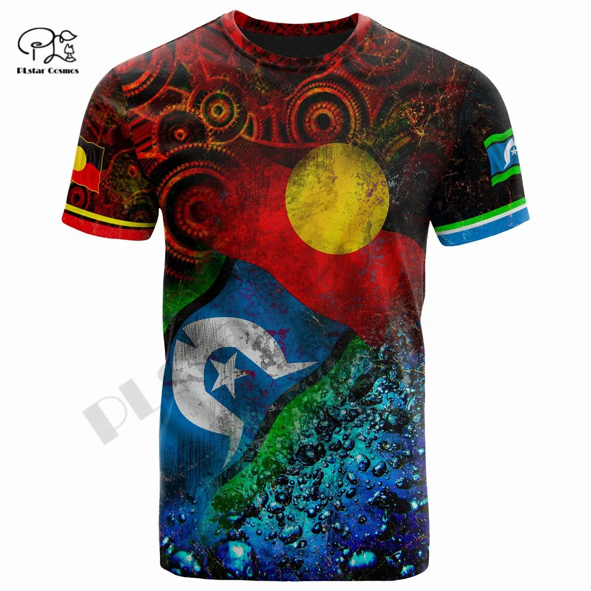 

PLstarCosmos Newest Women/Men 3DPrint Tattoo Indigenous Australia Unique Art T-shirt Casual Funny Streetwear Summer Short Tops 1