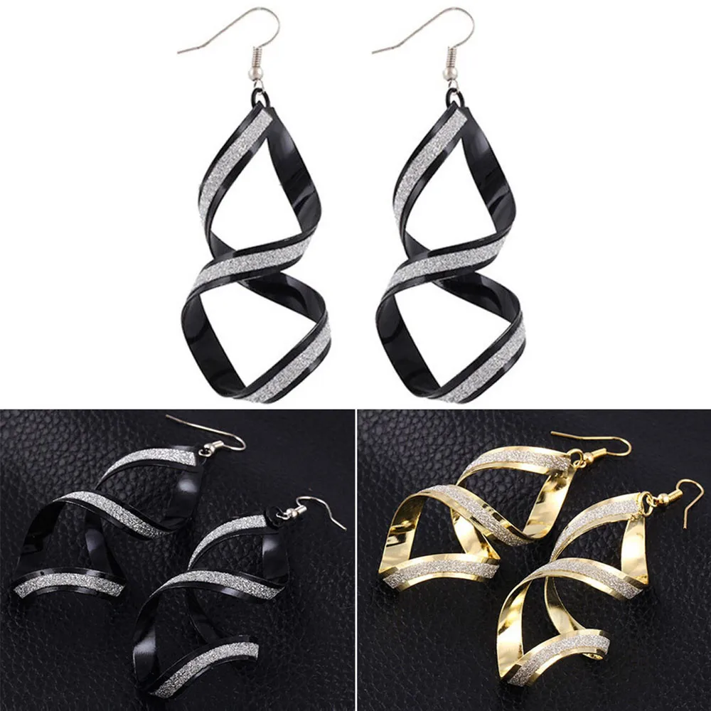 1 пара женские матовые серьги из сплава серьги-капли ювелирное изделие необычный