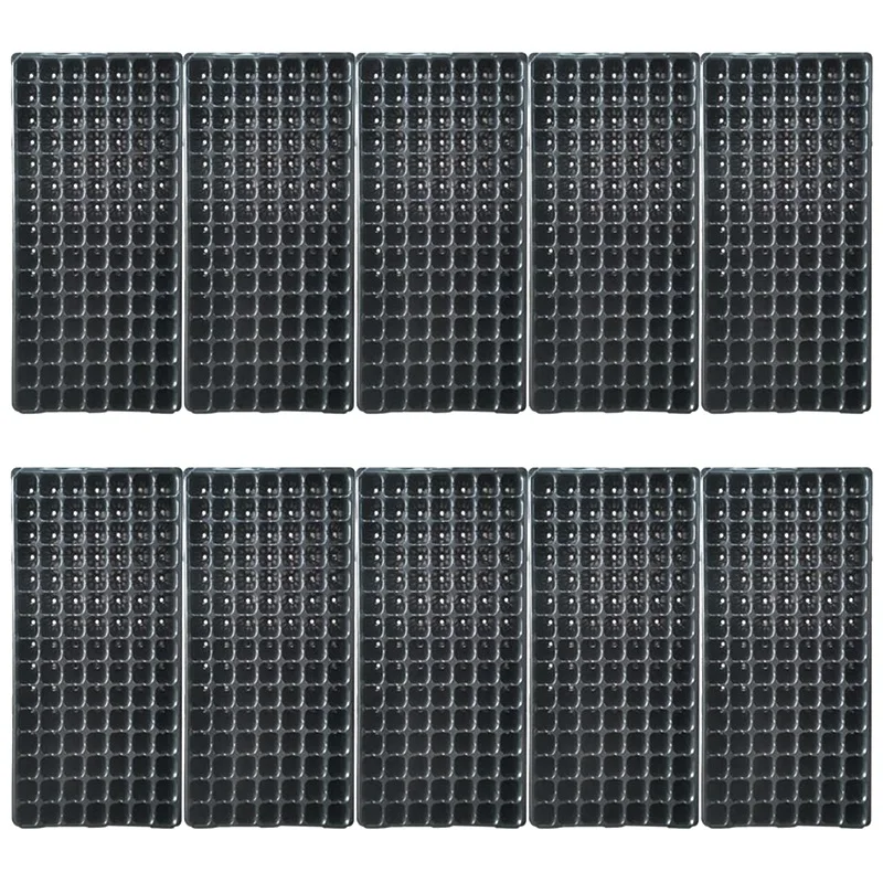 

10Pcs Seed Trays Seed Sprouter Kit 105 Holes Plants Seedling Tray with Drainage Hole Plant Grow Kit for Seedling
