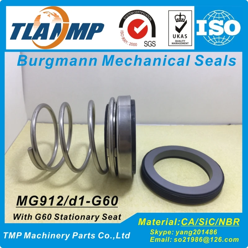 MG912/50 G60 ( MG912 50 ) EagleBurgmann резиновые мягкие механические уплотнения TLANMP с сиденьем