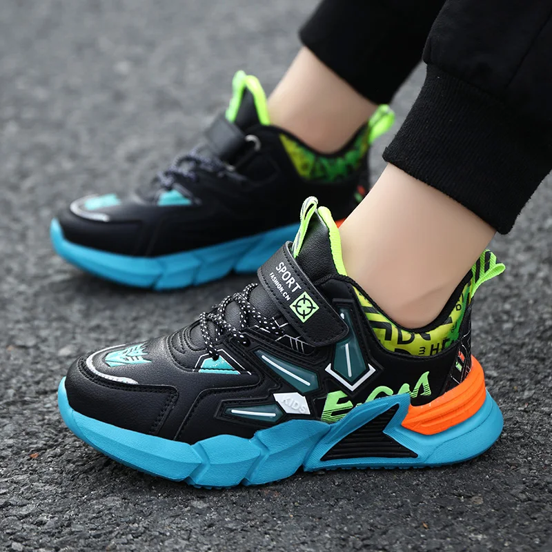 

Boys Basketball Shoes High Quality Top Soft Non-Slip Kids Sneakers Thick Sole Children Sport Kid Outdoor Trainer Shoes 2021 New