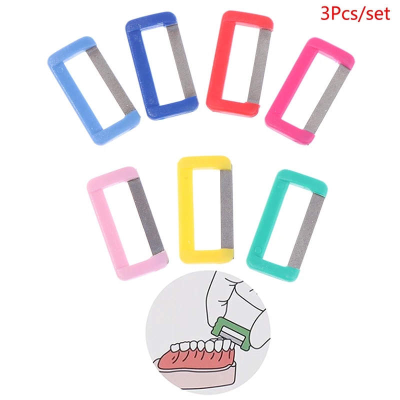 

3 Pcs Disposable Dental Orthodontic Interproximal Enamel Polishing Tool Tooth Enamel Reducted Teeth Whitening Material Oral Care