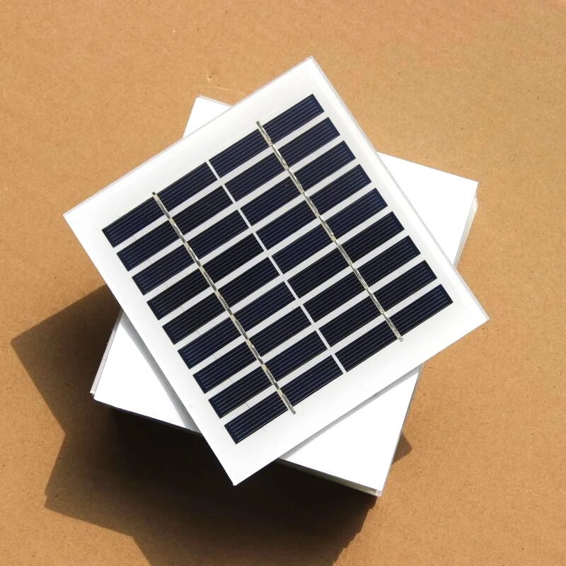 2 Вт 9 В солнечная ячейка стекло ламинированная поликристаллическая панель