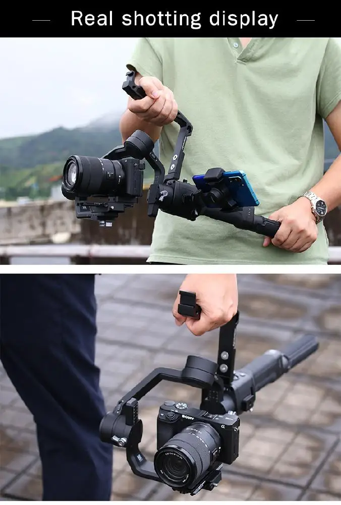 DH12 ручной Стабилизатор камеры Gimbal для Dji Ronin SC крепление Ручка Держатель Ручка Стабилизатор камеры R60