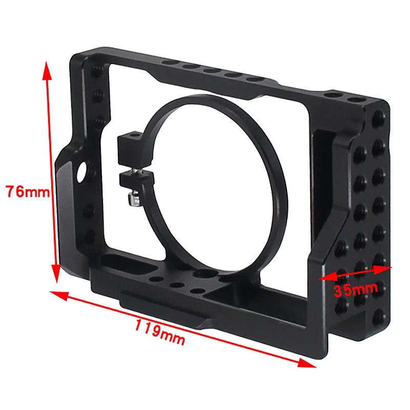 Hot 3C-DSLR Camera Cage with Arri Locating Hole 4/1 8/3 Threads for Sony RX100 III/IV/V M5 M4 M3 | Электроника