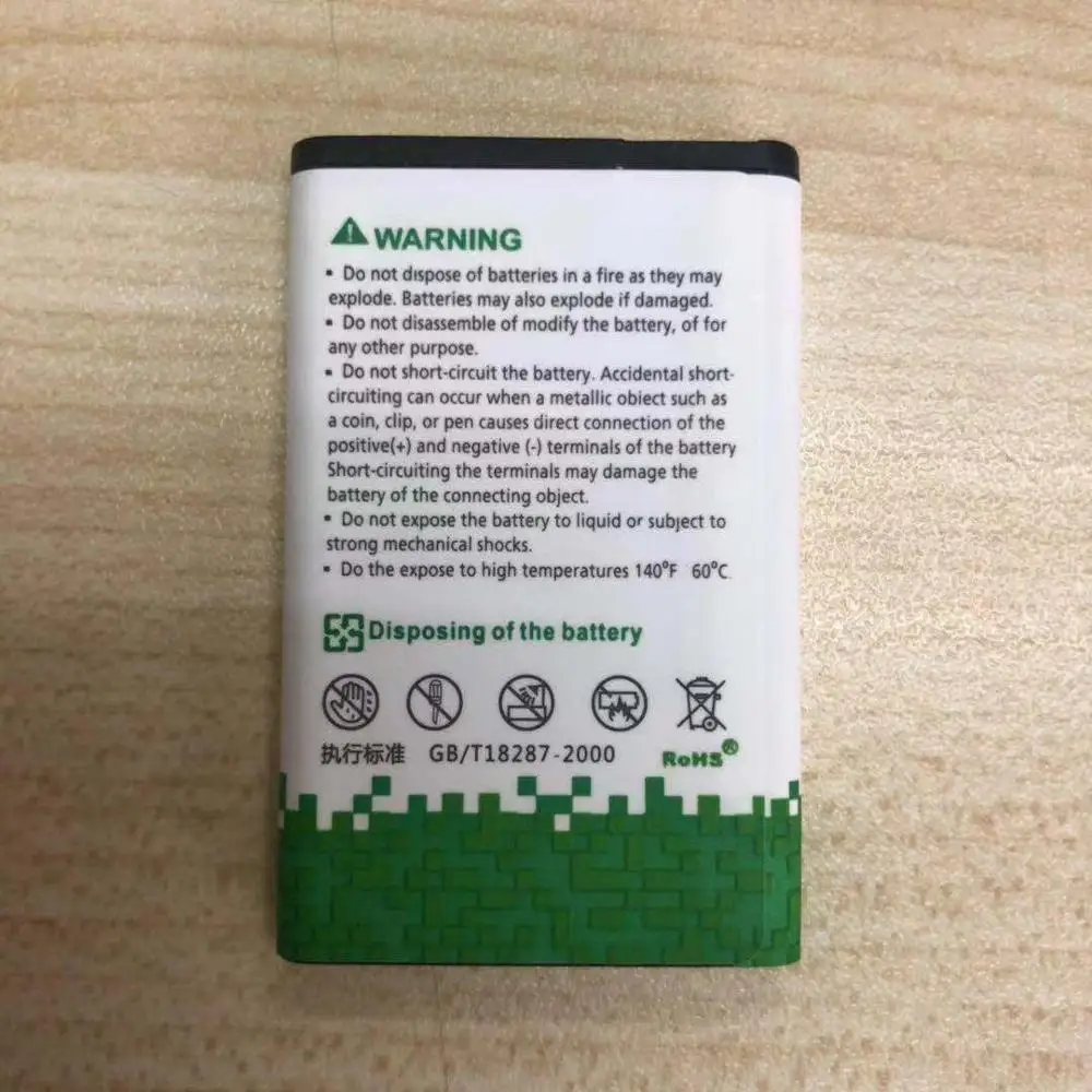 Аккумуляторная батарея большой емкости 2800 мАч 3 8 в литий ионная для Nokia 1100 1200 1650 2600