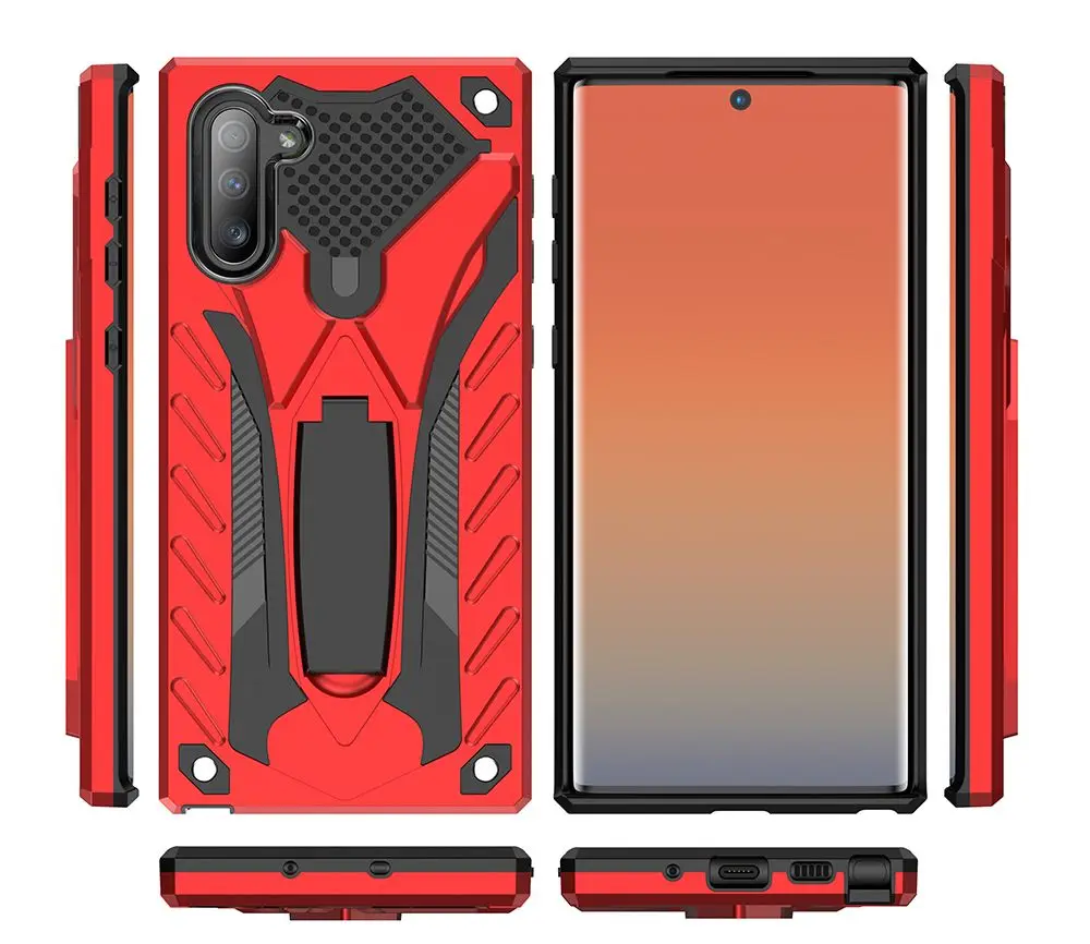 

Cover For Huawei P Smart Z Plus Pro P Smart 2019 Shockproof Phone Cases Phantom Knight Stealth Bracket TPU Soft Sheath Shell