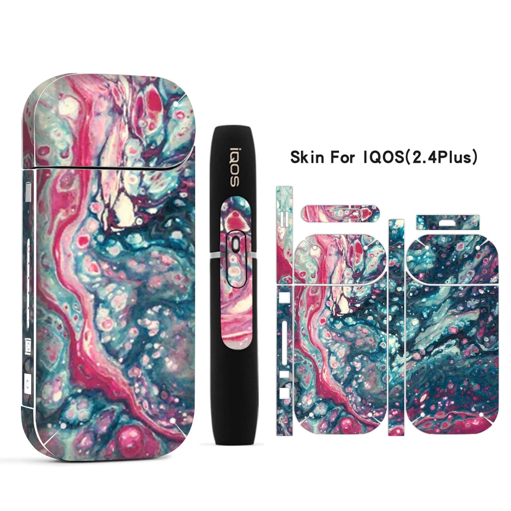 Galaxy наклейка печать кожи для IQOS наклейка 2,4 Plus 2,4 p электронная сигарета обложка чехол