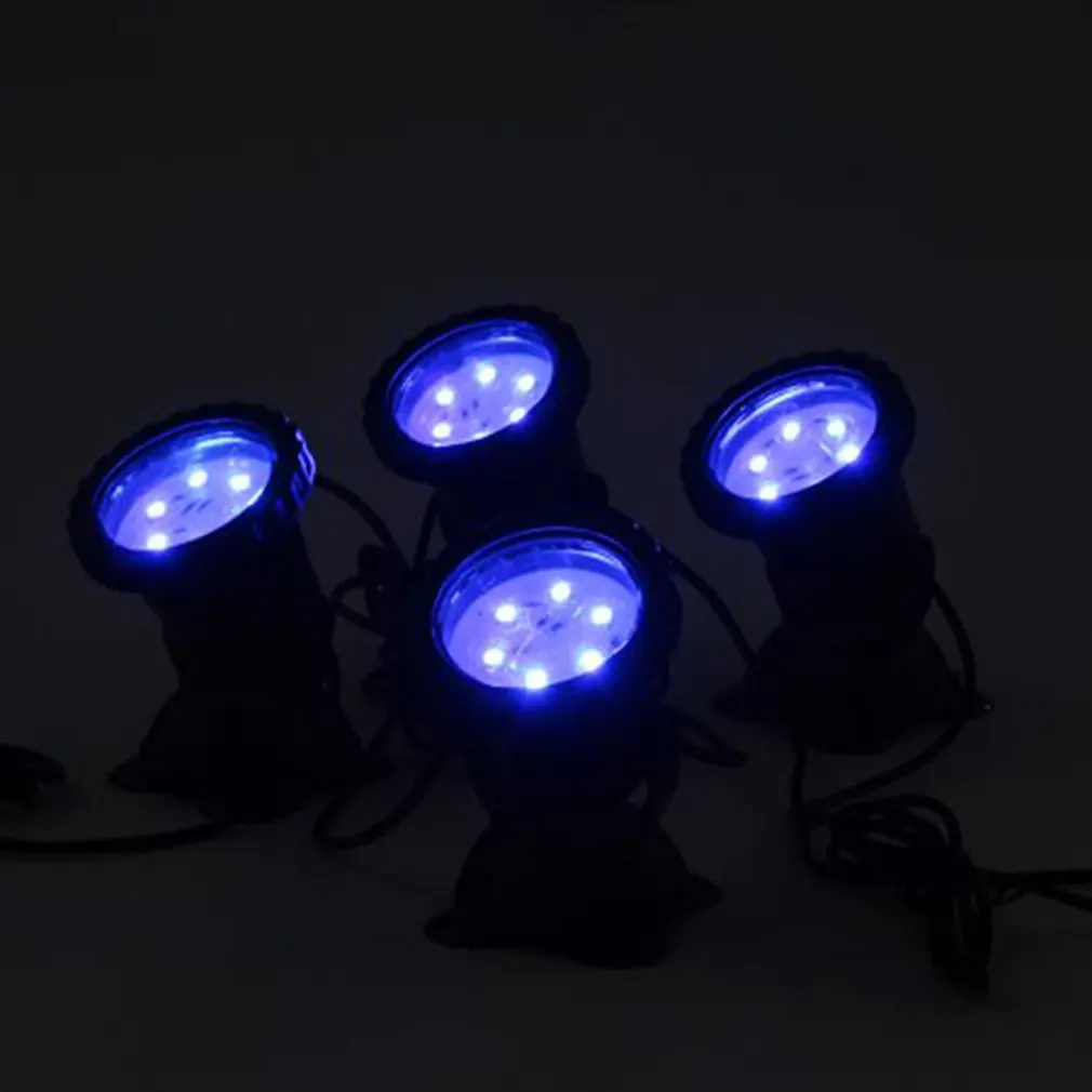 

Waterproof LED Aquarium Light Fountain Submersible Pool Light Colorful Underwater Spotlight Remote Control Landscape Spot Light