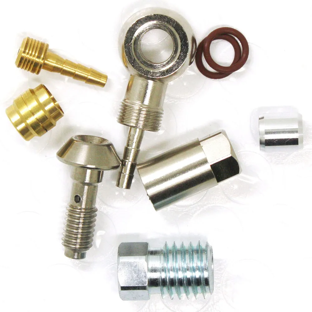 

Metal Bike Hydraulic Hose Fitting Insert Banjo For Magura MT4 MT6 MT8 MT5 MT7 Brake Tubing Connector Set bicycle Accessories