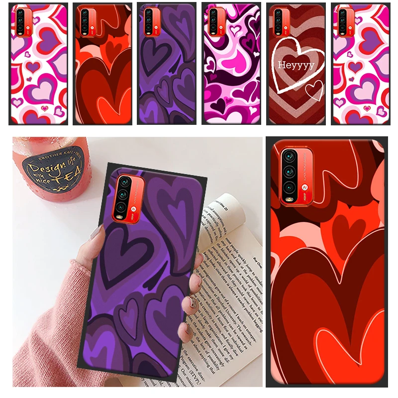 

Latte Love Coffee Hearte Phone Case For Xiaomi Redmi Note 9S 9 9T Pro MAX 5G Redmi Note 9 Pro MAX Back Cover Coque Carcasa