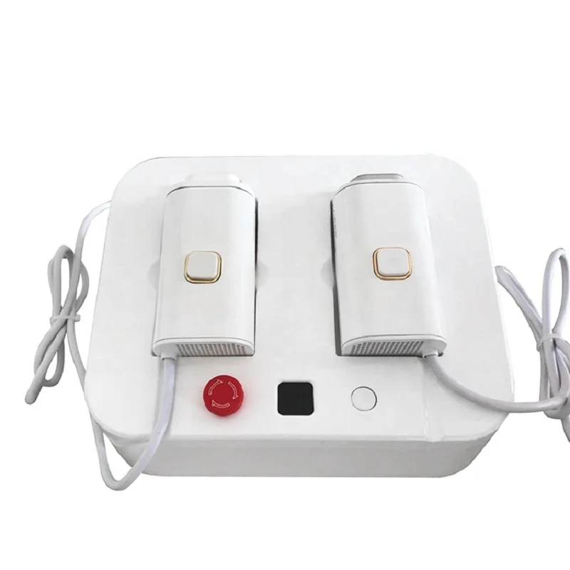 Portable 808 Diode Hot Cold Compress 2 Handle Skin Rejuvenation Laser Hair Removal From Home | Tattoo accesories
