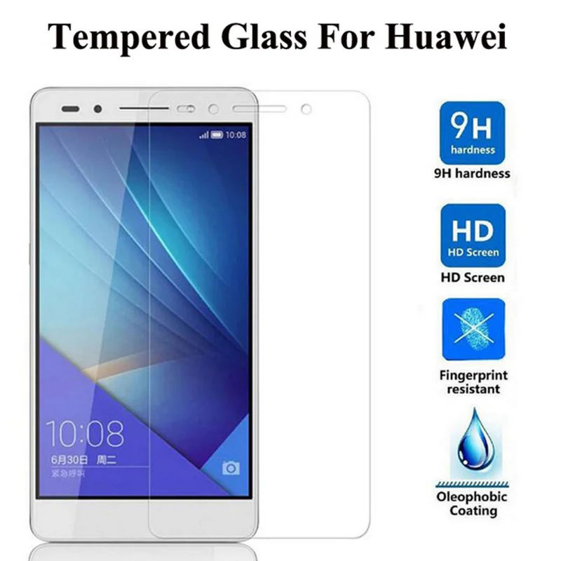 2.5D 9H закаленное стекло для Huawei P8 P9 P10 Lite P9lite P10lite Защитная пленка экрана