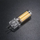 G4 COB Светодиодная лампа AC 220 В 240 в 6 Вт 9 Вт 12 Вт, ссветодиодный ный Светодиодный точечный светильник 25 Вт 35 Вт 45 Вт, галогенный светильник с углом луча 360, G4, Рождественская Светодиодная лампа