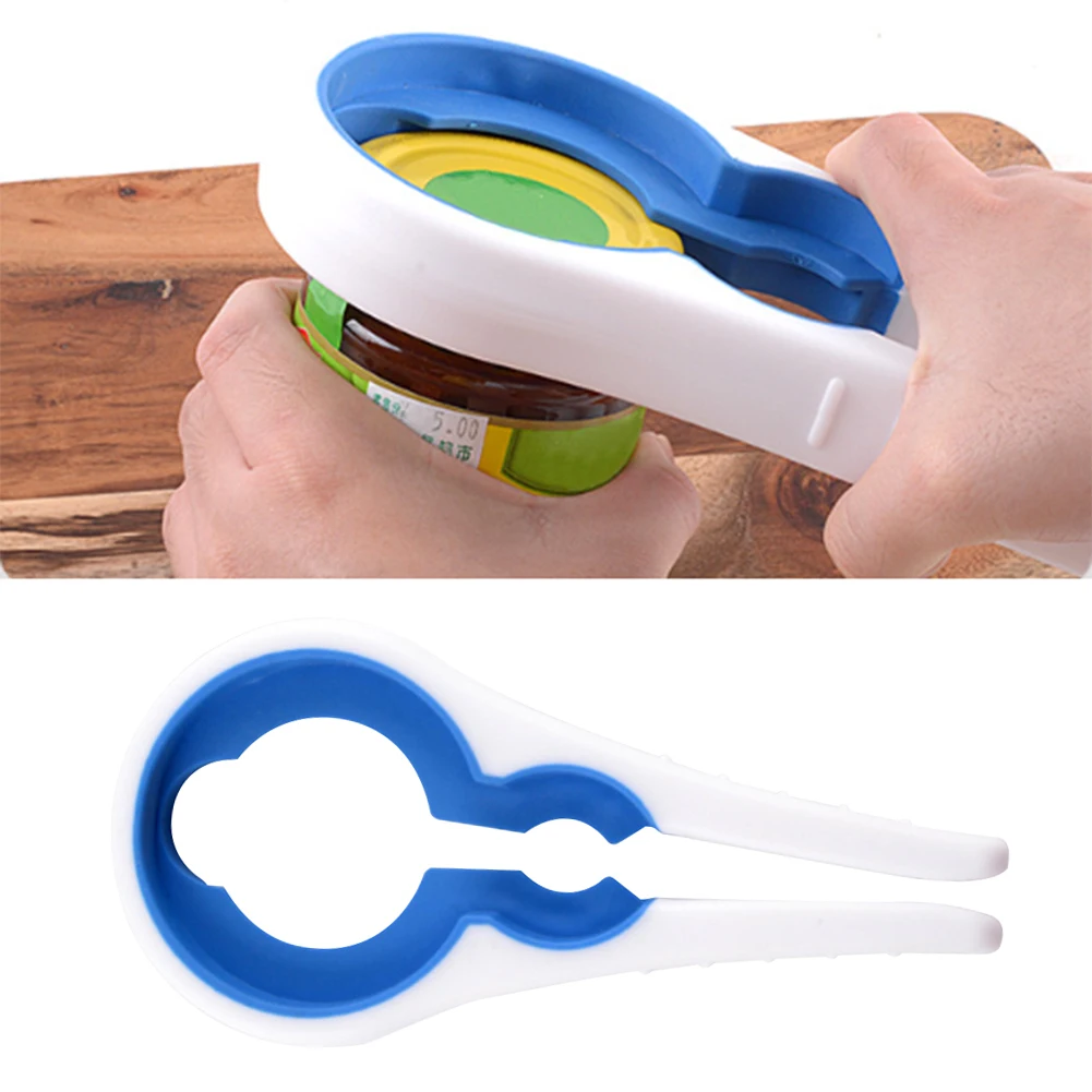 Многофункциональная открывалка для бутылок 2 в 1 противоскользящая пивных банок