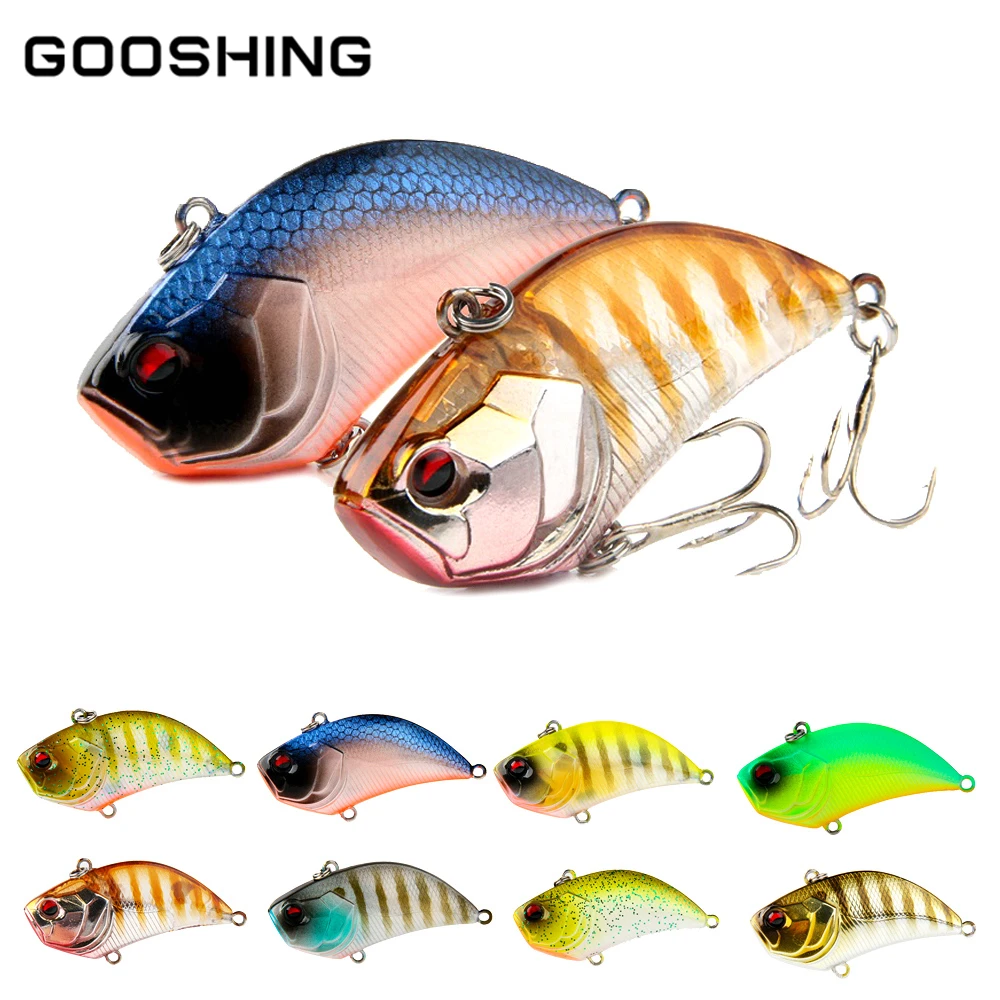 

GOOSHING Vibration Fishing VIB Lure Crankbait Easy Shiner 55mm/13g Loud Rattles Artificial Hard Baits Lipless Wobblers Pesca Mar