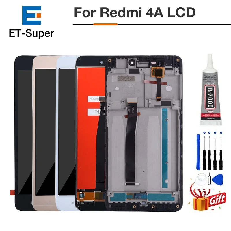 ЖК дисплей 5 0 дюйма для Xiaomi Redmi 4A сенсорный экран 1280*720 дигитайзер в сборе рамка с