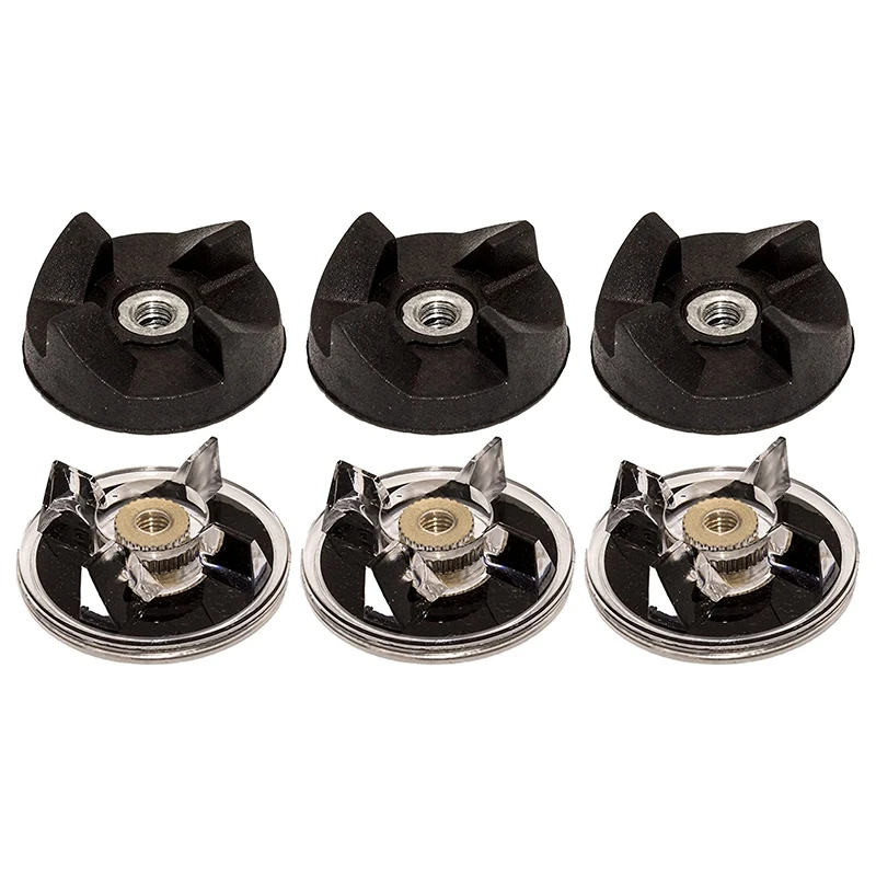 

6 Base Gear and Blade Gear Replacement Part,Compatible for Magic MB1001 250W Blenders