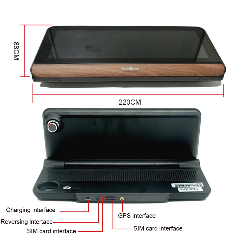 Автомобильная камера Anfilite 4G ADAS с двумя объективами для записи GPS Android 5 1 DVRs WIFI 1080P