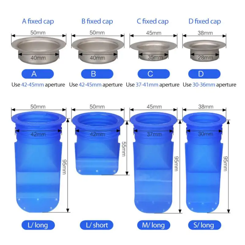 

Floor Drain Deodorization For Toilet Kitchen Bathroom Sink Accessories Core Silicone Deodorant Anti-backflow Floor Drain