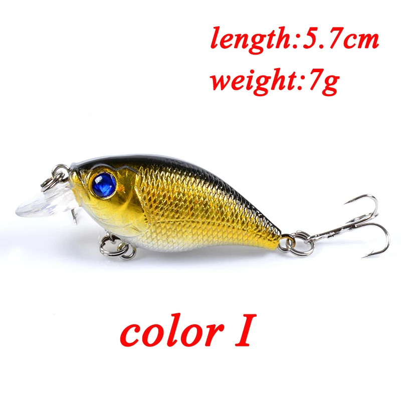 1PCS Wobblers Quality Crankbait Simulation Fishing Lure 5.7cm 7g Jerkbait Floating Hard Bait Bass Carp Pesca Fishing Tackle