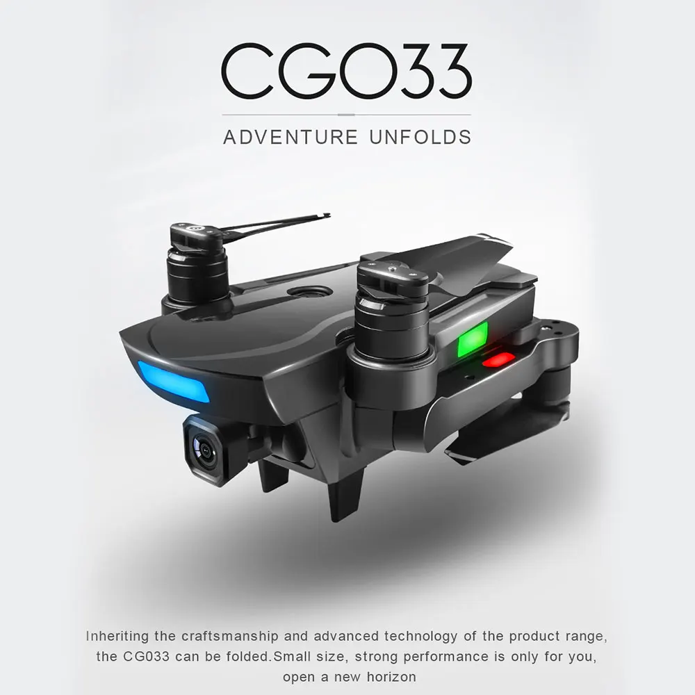 CG033 4CH 6Axis 1080P Full HD Gimbal камера Радиоуправляемый Дрон gps FPV wifi Квадрокоптер Follow Me One Key Return складной vs SG906 F11