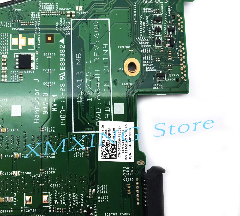 FULCOL для DELL Latitude 3330 материнская плата ноутбука I5-3337U CPU CN-0FC2X0 CN-02D6MM 0FC2X0 02D6MM FC2X0 2D6MM