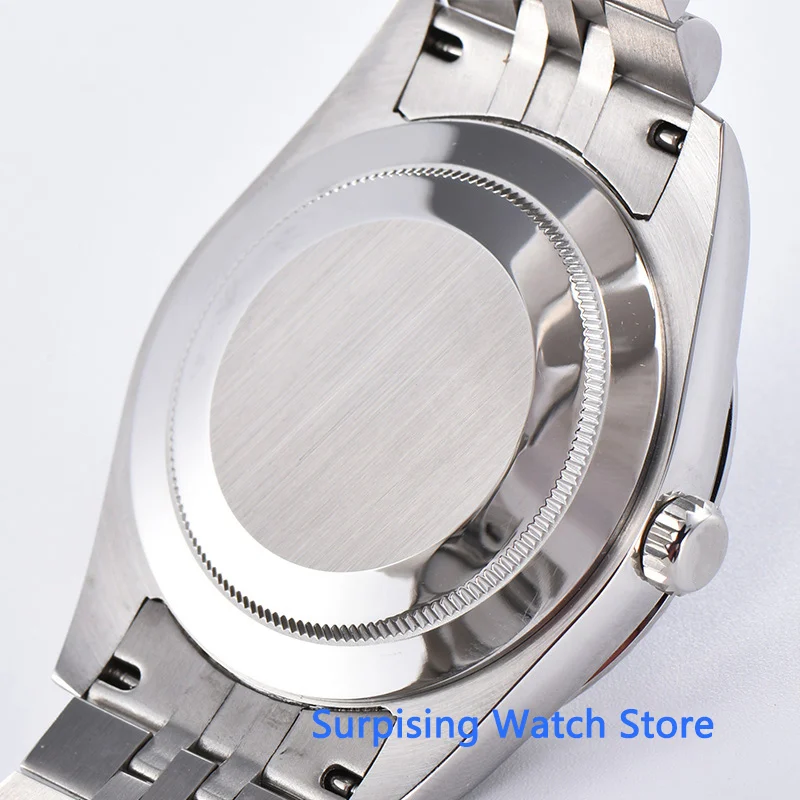 

Bliger 40mm Gold Dial Miyota Mens Automatic Watch Luxury Sapphire Glass Luminous Waterproof Calendar Mechanical Wristwatch Men