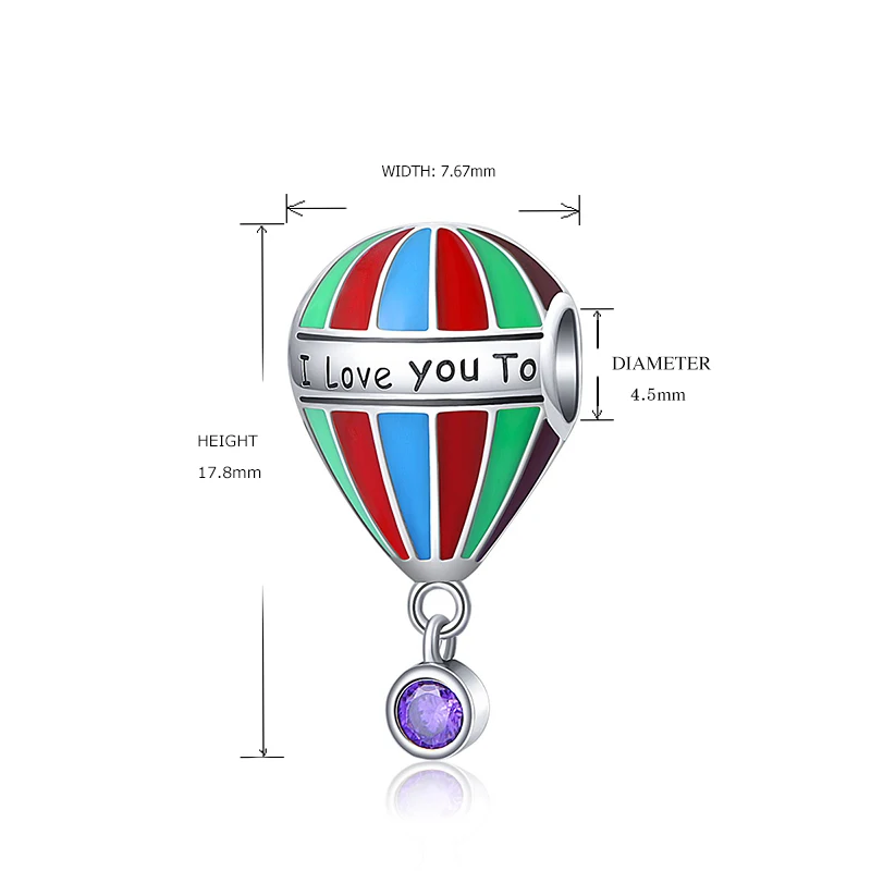 Fit Аутентичные Pandora Талисманы Браслеты Серебро 925 цвет эмали шар Бусины