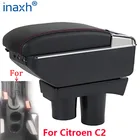 Для Citroen C2 подлокотник универсальный для Citroen C2 ящик для хранения в подлокотнике автомобиля подстаканник модификации Accessorissories