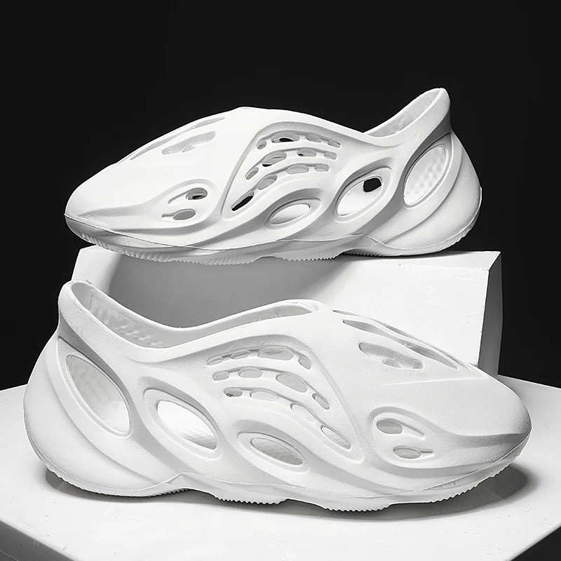 Мужские Пляжные шлепанцы Мягкая сетчатая подошва повседневные сандалии для