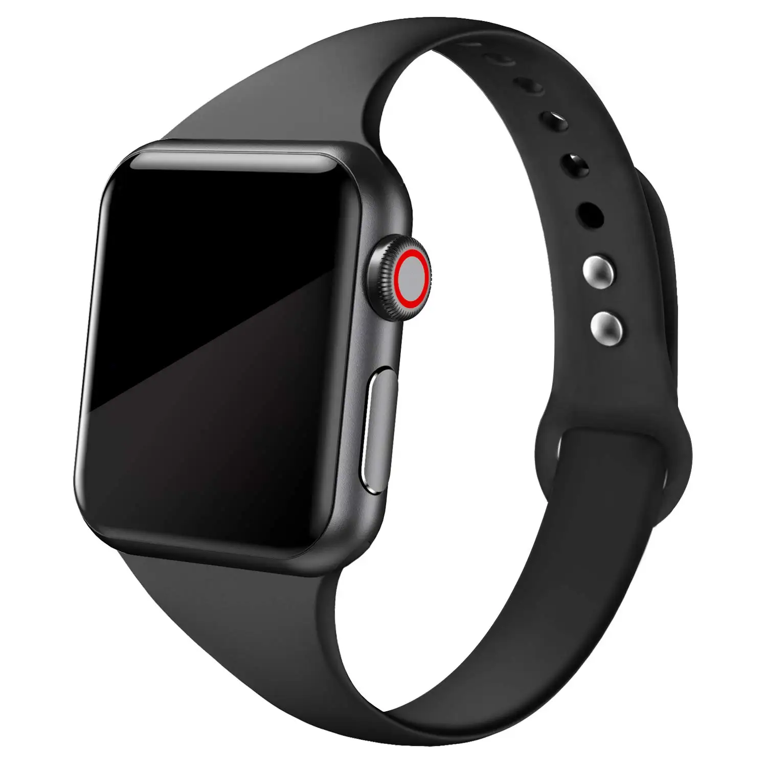 Ремешок для apple watch, ремешок для apple watch 5, 4, 3, 2, iWatch, ремешок 42 мм, correa, 38 мм, 44 мм, 40 мм, силиконовый браслет pulseira, ремешок для часов