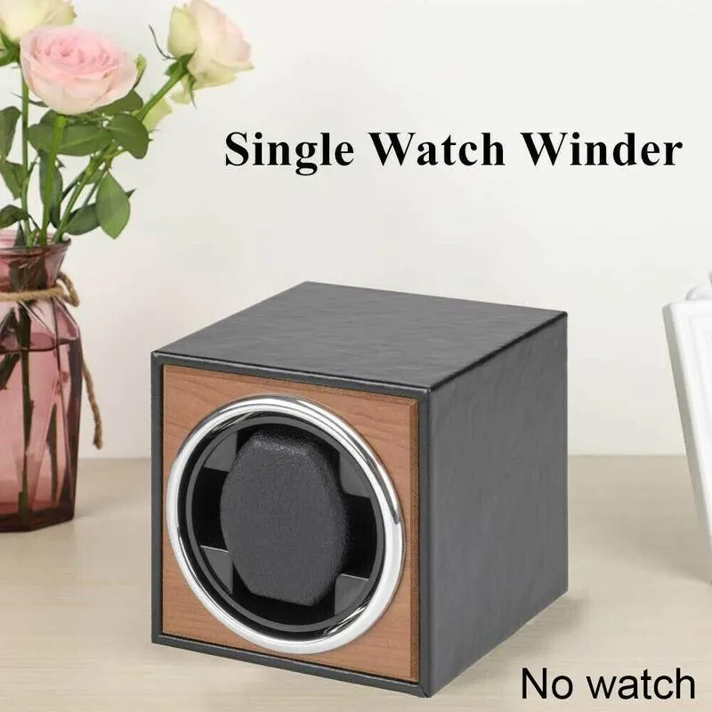 

PU Watch Winder Box Luxury Automatic Single Watches Box Watch Accessories Watches Storage Collector Wooden Watch Winder Box