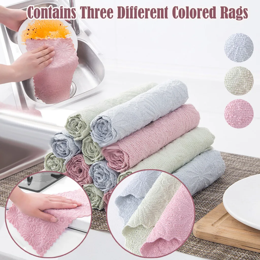 Кухонное супер впитывающее микрофибра домашнее полотенце для уборки