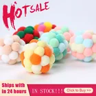 Забавные игрушки для кошек 4 см, модные креативные милые плюшевые мячики, колокольчик из искусственных перьев, жевательная игрушка для кошек, игрушка для домашних животных, товары для кошек, аксессуары для домашних животных, лидер продаж!