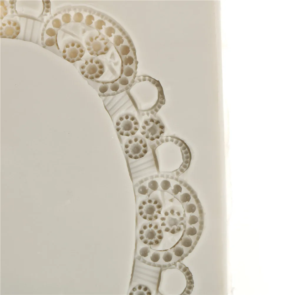 

1pc Silicone Mould Border Embossing European Style Pastry Antique Mirror Frame Fondant Cake Mold Home&Kitchen Pastry Tool