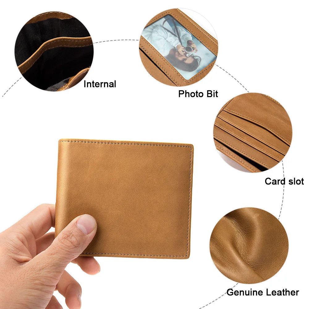 MVA Для мужчин бумажники из натуральной кожи небольшой карман для монет клатч