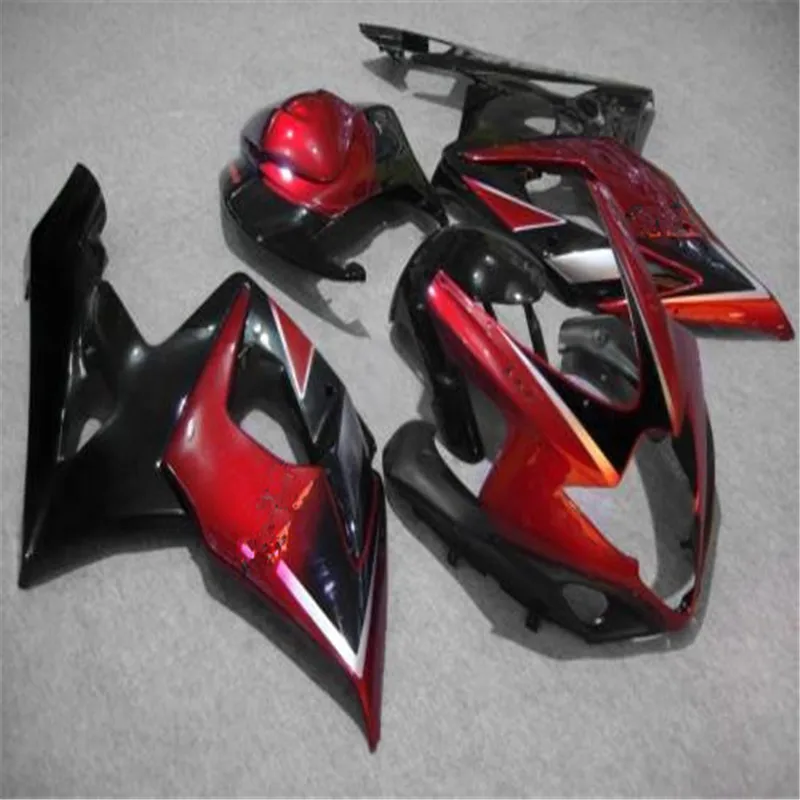 Обтекатели для GSXR1000 05 06 GSX-R1000 2005 2006 SUZUKI K5 красный черный | Автомобили и мотоциклы