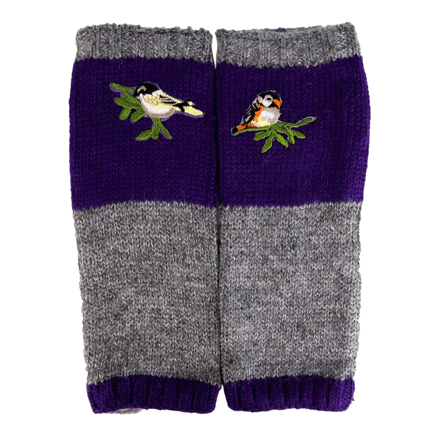 

Warm and Comfortable Windproof and Cold Resistant Gloves Fashion Stitching Bird Embroidery Gloves Women's Outdoor Essential