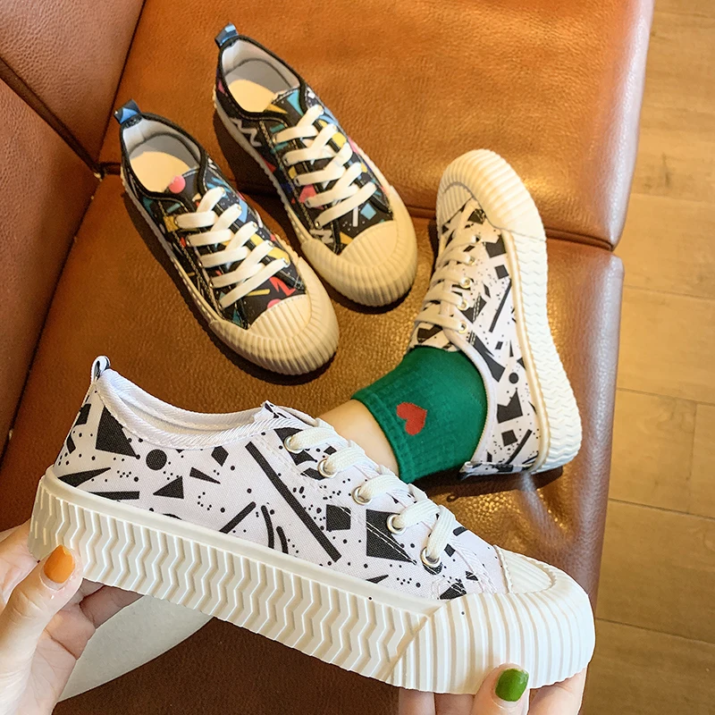 Новинка 2019 года Модная удобная повседневная женская Вулканизированная обувь на