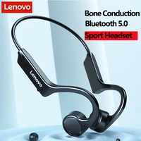 lenovo x4 wireless headphone bone conduction bluetooth earphone sport running waterproof sweatproof dustproof 150mah battery x3