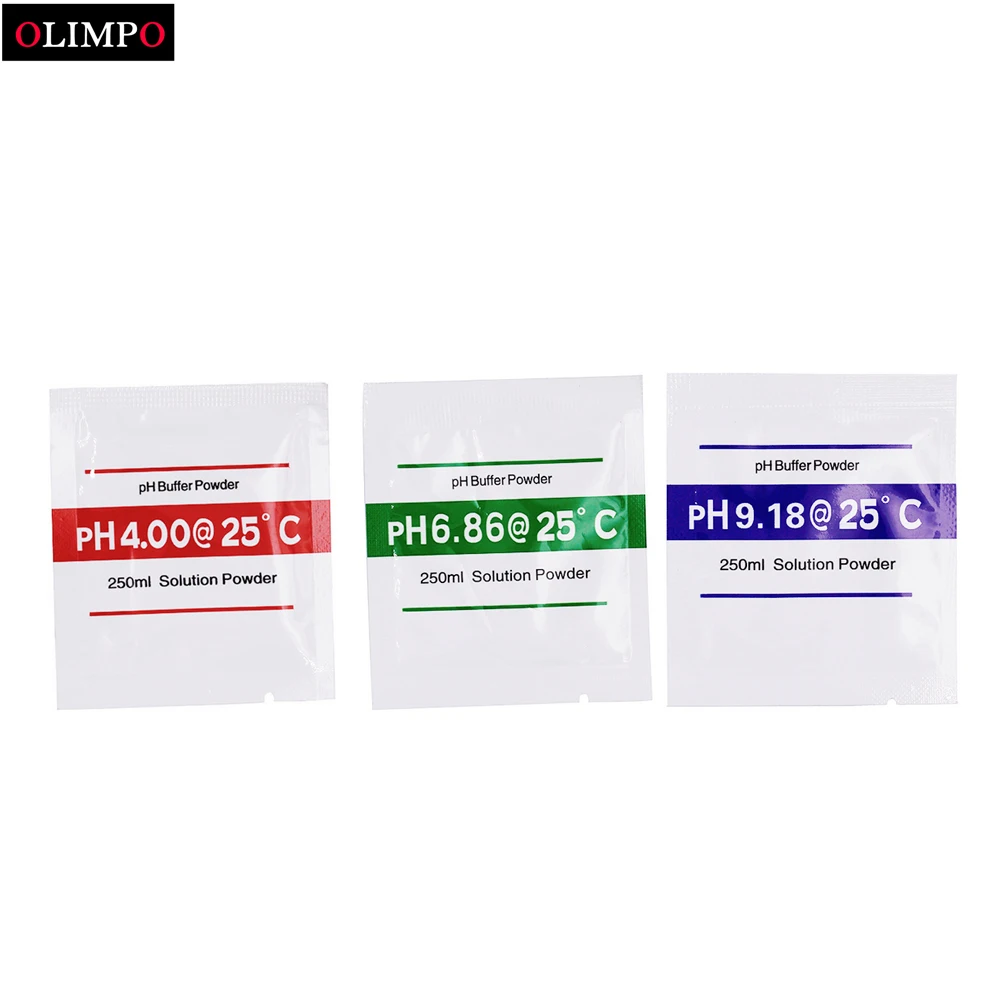 Калибровочный раствор для измерения порошка PH 3 шт./лот Калибровочная точка ph 4 00/6