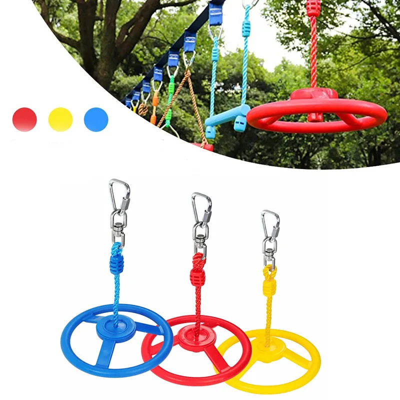 

Fitness Equipment Wheel Monkey Warrior Obstacle Course for Kids Training Gymnastic Ring Children Backyard Outdoors outdoor