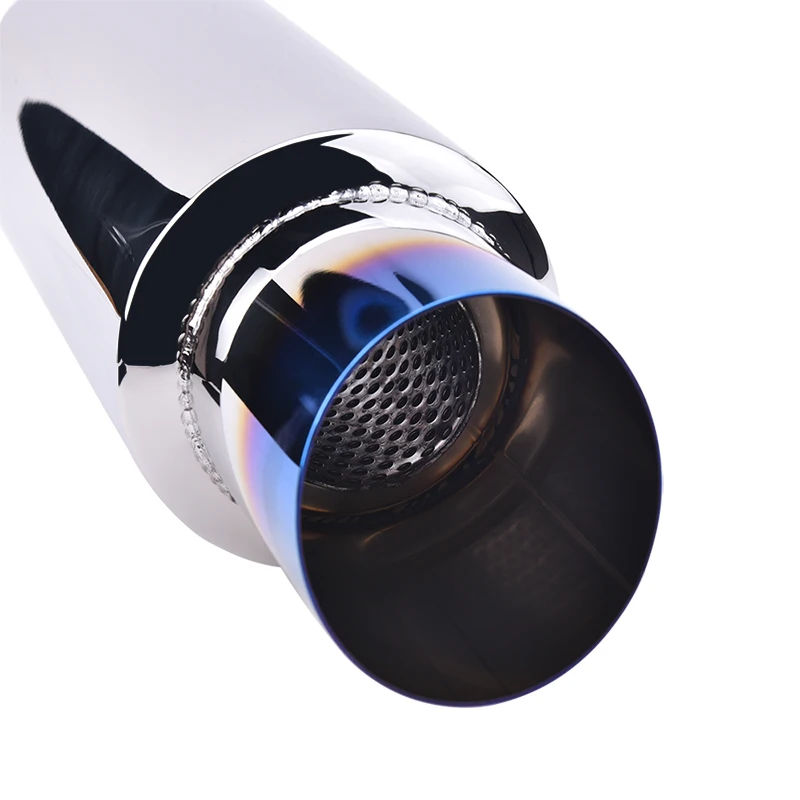 Универсальный выхлопной глушитель evil energy наконечник из полированной