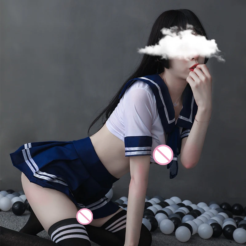 

Sexy Lingerie Temptation and Sexy Suit Pure Student Uniform Stage Costume Sailor Alternative Clothing Skirt Slutty Cosplay