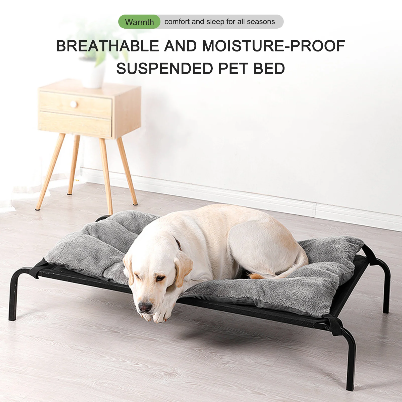 

Dog and Cat Marching Bed Four Season Universal Dog Mat Large Pet Bed Detachable Pet Kennel Suspended Pet Marching Bed XL Size