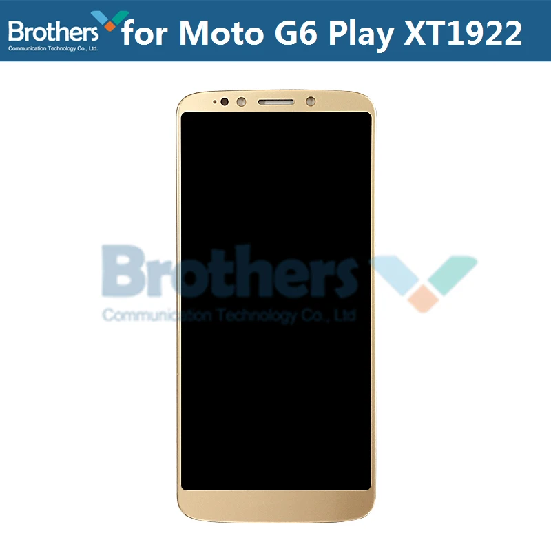 Для Motorola Moto G6 Play lcd экран ЖК-дисплей для Moto XT1922 сенсорный экран установка преобразователя экрана Замена верхней части