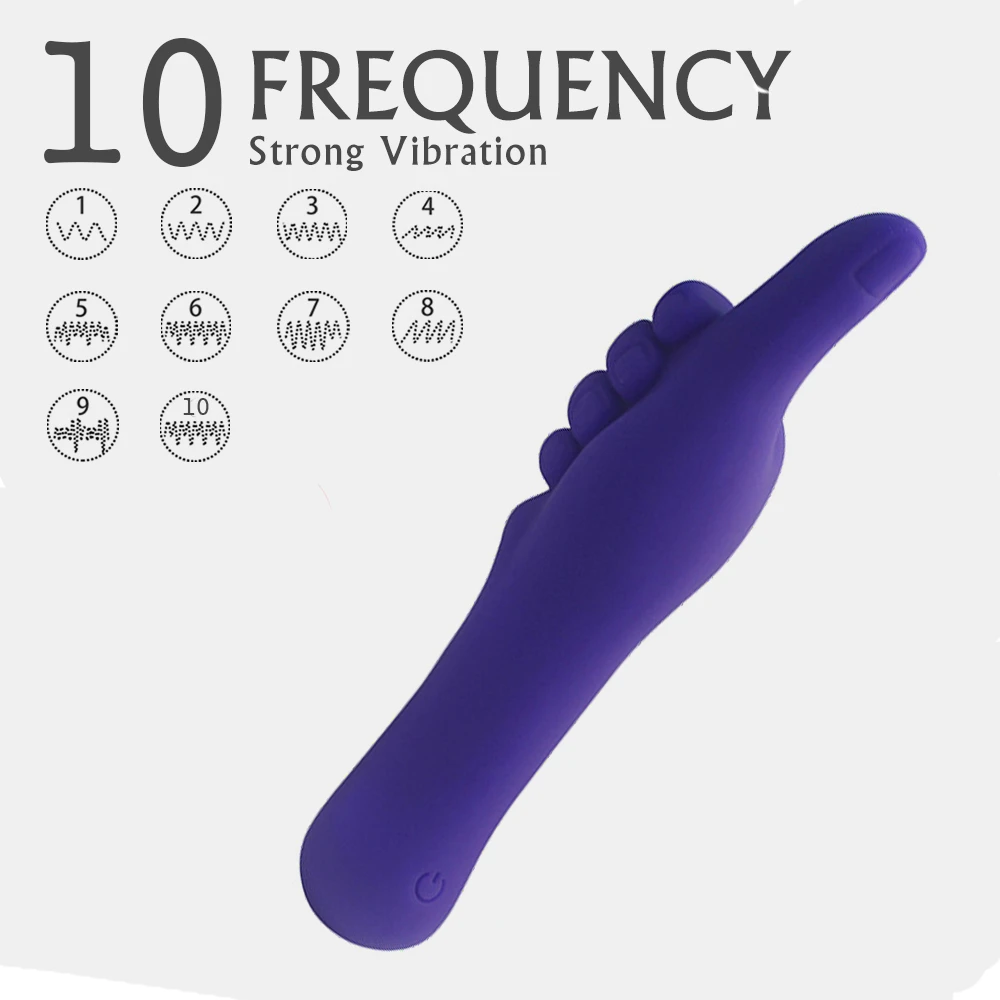 10 мощных режимов вибрирующий массажер для тела Стимулятор клитора вибратор
