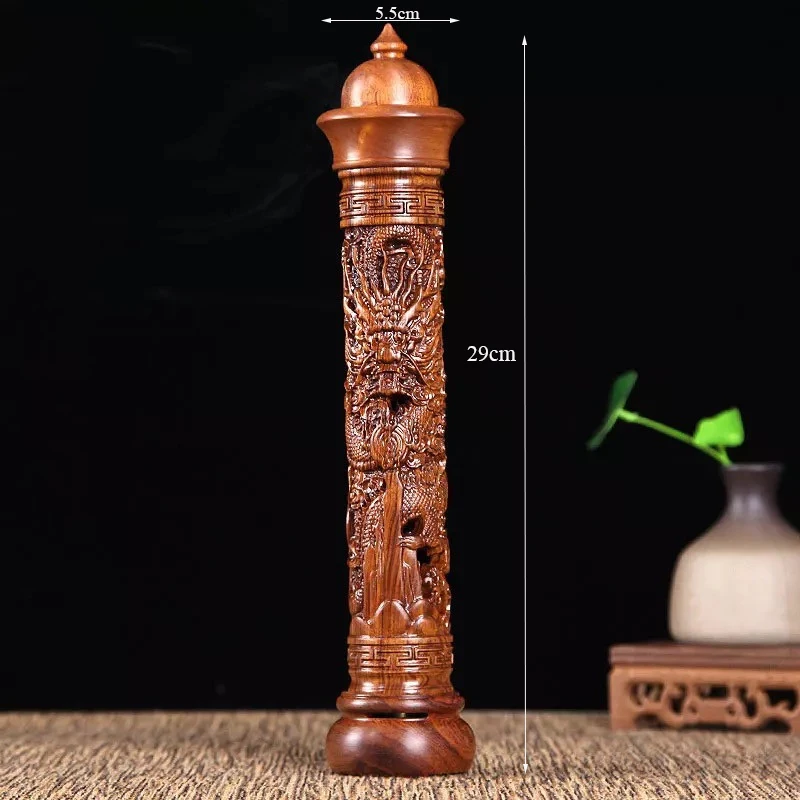 Redwood вертикальный полый курильница для благовоний сандаловых палочек подставка