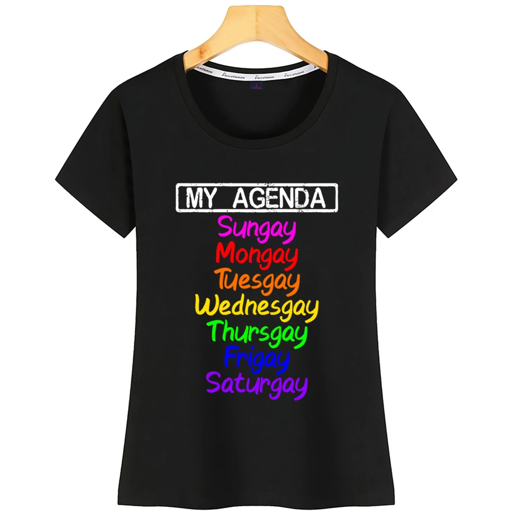 Женские топы футболка ЛГБТ для геев лесбиянок Прайд поддержка толерантность Vogue